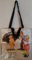 Dick & Jane Shopping Tote Recycled Material Reusable