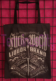 Fuck The World Canvas Shopping Tote