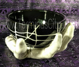 Skeleton Zombie Hand Ceramic Bowl
