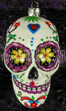Sugar Skull Ornaments (Set of 2)