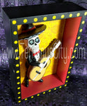 Day Of The Dead Shadow Box - Mariachi