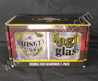 Funny Double Old Fashioned Glass Set