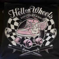 Hell On Wheels Pillow Cover - Roller Skate