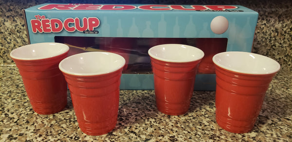 Red Party Cups Shot Glass Set