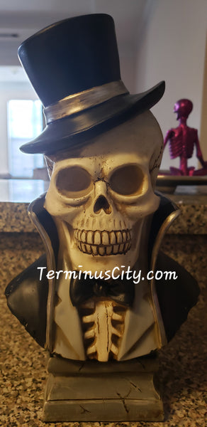 Skeleton Man Tuxedo Horror Bust