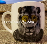 Rocker Lion In Leather Wild Dining Mug