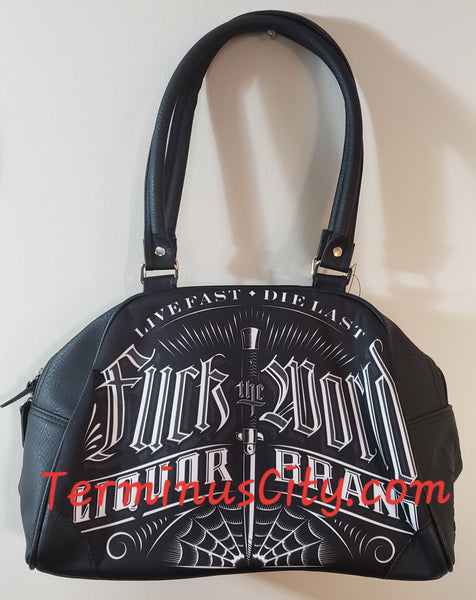 Fuck The World Shoulder Handbag ☆FREE US SHIPPING☆