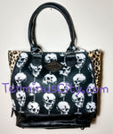 Skulls Trinkets Shoulder Handbag