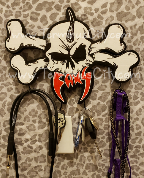 HANDMADE Official Fang Art Key/Leash/Mug/Coat/Guitar Cord Hanger Or Choose