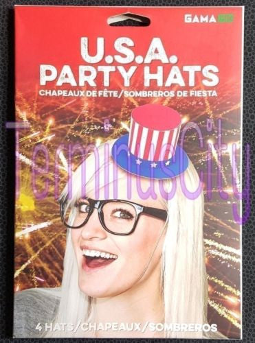 USA Party Hats Set