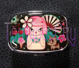 Mini Pill Box / Divider - Kimono Cutie
