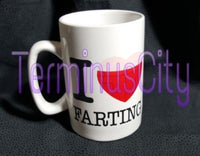 I Heart Farting Mug