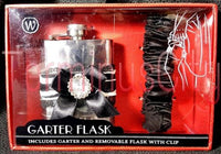 Zebra Garter Mini Flask