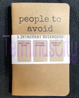 Introvert Notebooks - Set of 3