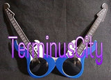 Guitar Shaped Sunglasses - Blue, Red, Green, Pink or Purple