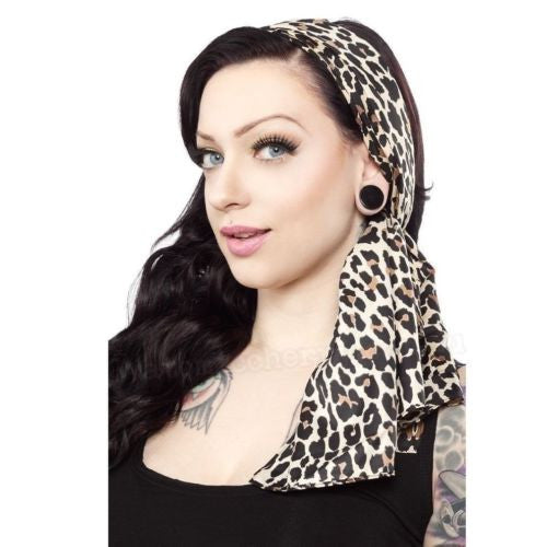 Bad Girl Scarf - Leopard