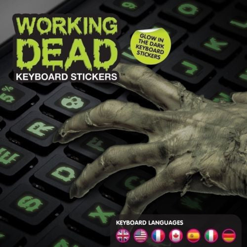 Working Dead Keyboard Stickers