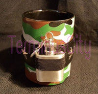 Camouflage Mug With Mini Flask {Gave Motorhead's Lemmy one & he loved it!}