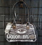 Liquor Brand Mysterious Eye Small Bowling Handbag