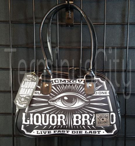 Liquor Brand Mysterious Eye Small Bowling Handbag