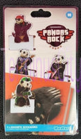 Metal Band Pandas Rock Magnetic Bookmarks