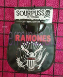 Officially Licensed Ramones Vinyl Baby Bib