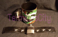 Camouflage Mug With Mini Flask {Gave Motorhead's Lemmy one & he loved it!}