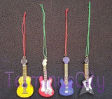 Rock Guitar Ornaments - Set of 4