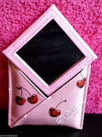 Makeup Mirror Pouch - Cherry Martini