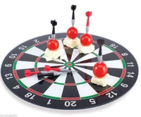 Glass Dartboard Cheese Platter