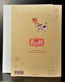 Rare Fluff Peachy Pin-Up Thank You Greeting Card OOP