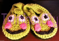 Beanie Hat & Booties Baby Set - Frog