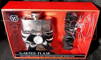 Zebra Garter Mini Flask