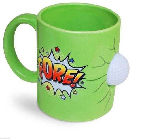 HUGE 20oz FORE! Golf Mug