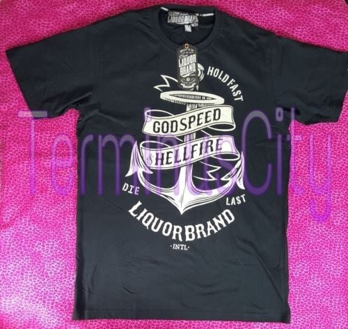 Liquor Brand T-Shirt - Godspeed / Hellfire