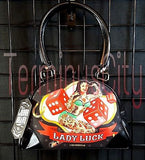 Liquor Brand Lady Luck Small Bowling Handbag