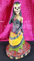 Day Of The Dead Skeleton Woman Statue