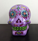 Day Of The Dead Sugar Skulls - Blue, Pink, Purple or Green
