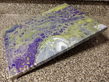 Handpainted Acrylic Abstract Painting 14"x11" On Canvas