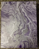 Handpainted Acrylic Abstract Painting 14"x11" On Canvas