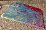 Handpainted Acrylic Abstract Painting 14"x11" On Canvas