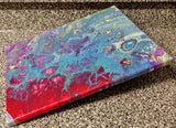 Handpainted Acrylic Abstract Painting 14"x11" On Canvas