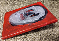 Handpainted Canvas Creepy Monster Face One-Of-A-Kind 8"x10" (or Custom Available)