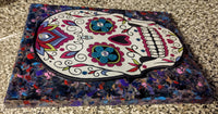 Handpainted Mixed Media Acrylic Sugar Skull Painting One Of A Kind "8x10"