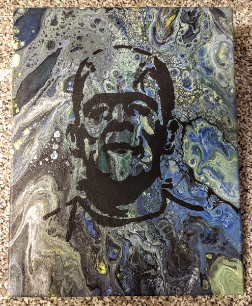 Frankenstein Handpainted One-Of-A-Kind Art FREE US SHIPPING 🎨Custom Art Available🎨