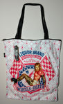 Liquor Brand Wheels Of Death Canvas Shopping Tote