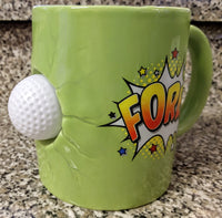 HUGE 20oz FORE! Golf Mug