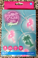 Tropical Flamingo Fairy Battery Operated String Lights