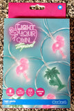 Tropical Flamingo Fairy Battery Operated String Lights