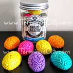 Brain Erasers Set - 7 Colorful Horror Brains